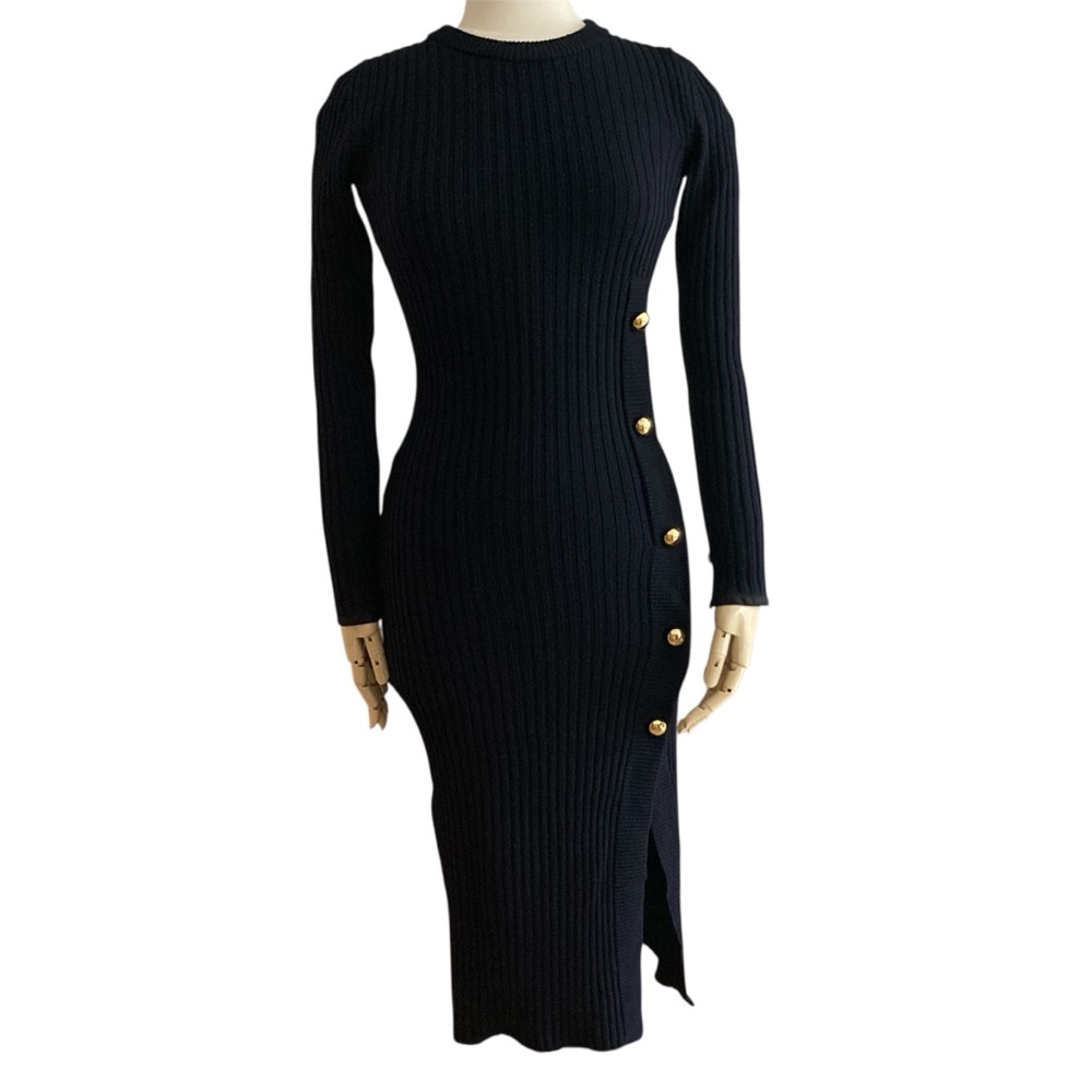 BAUM UND PFERDGARTEN | Carmelita Dress 100% Merino Wool NEW - S